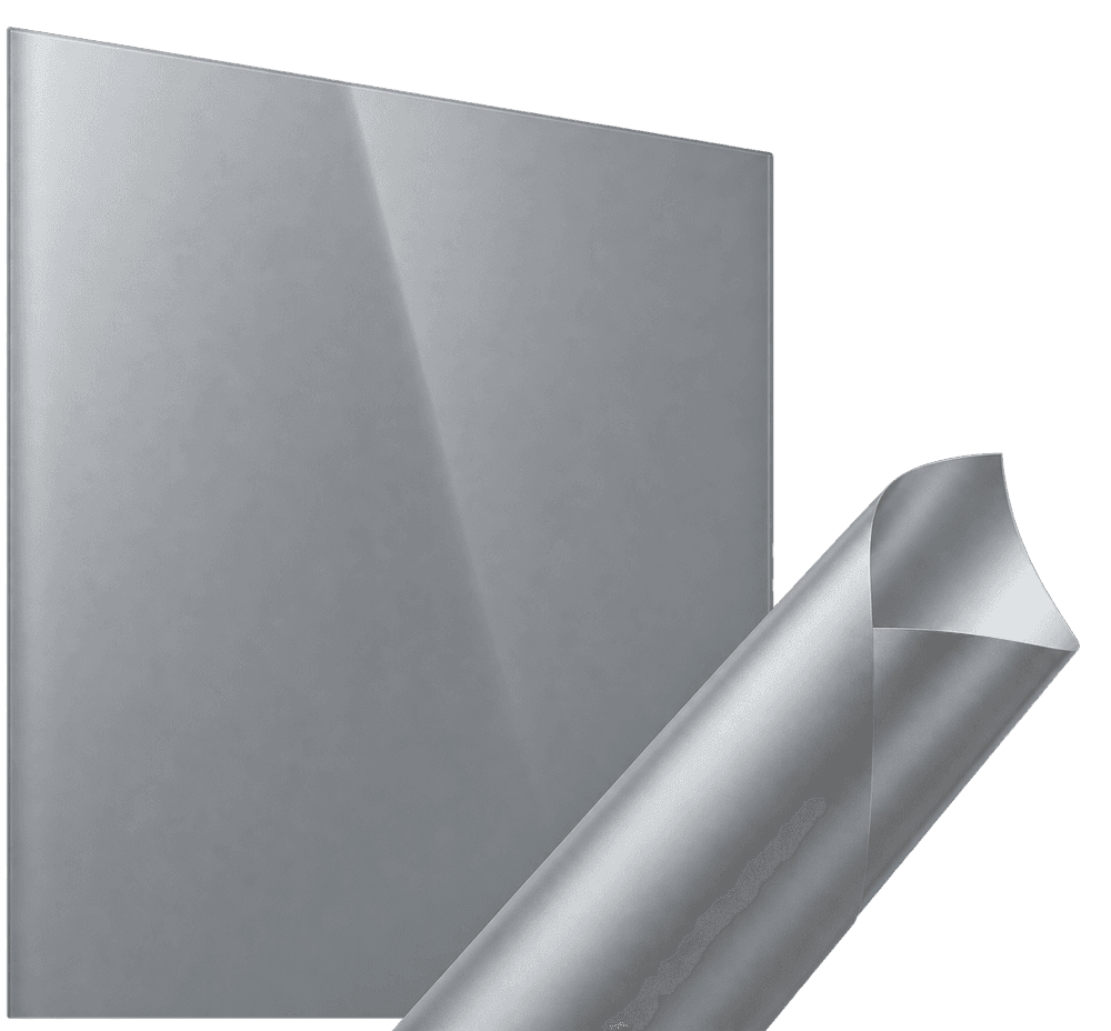 декоративная плёнка серебристо-серый матовый MATTE SILVER — тонировка окон квартир, домов и зданий в Ростове-на-Дону